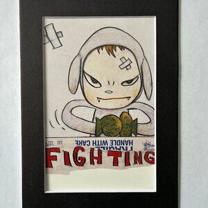 NWT ART PRINT: Fight it Out, Yoshitomo Nara